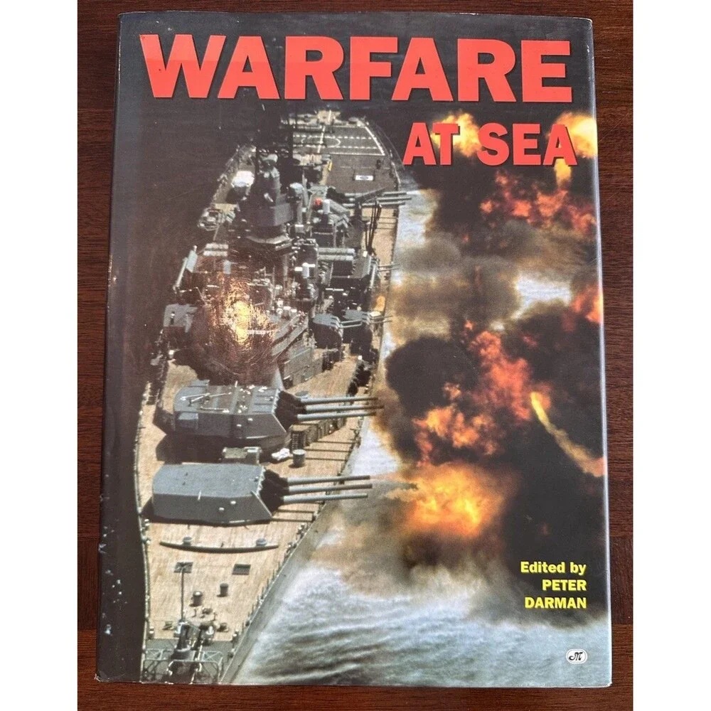 Warfare at Sea Peter Darman HC DJ 1998 MBI Motorbooks Naval Weapons Warships